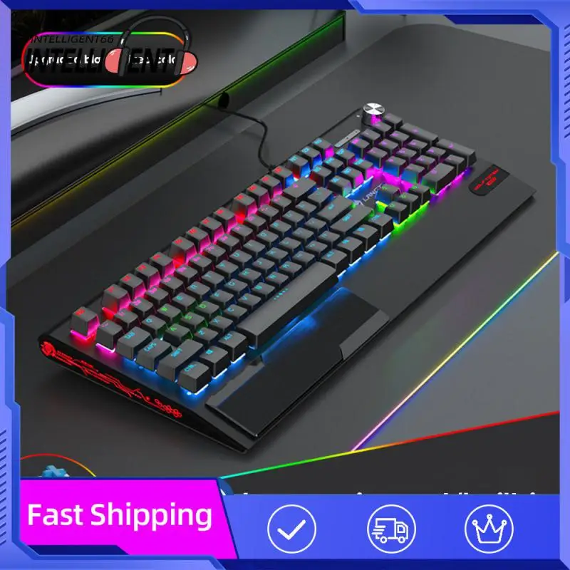 

Made Of Aluminum Alloy K1000 Keyboard Mechanical Touch A Variety Of Rgb Cool Light Wired Usb Keyboard 104 Key Keyboard Keyboard