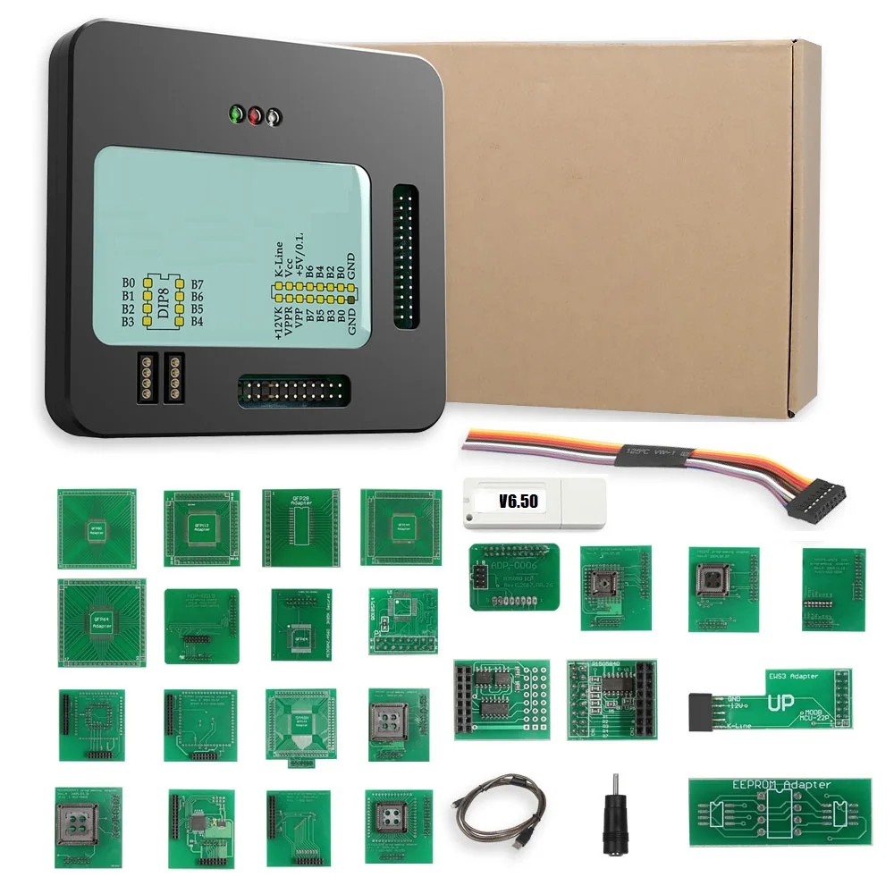 XPROG V6.17 X-PROG M металлический ящик V6.12 V5.55 без USB-адаптера в наличии Европе 6 50 26 с
