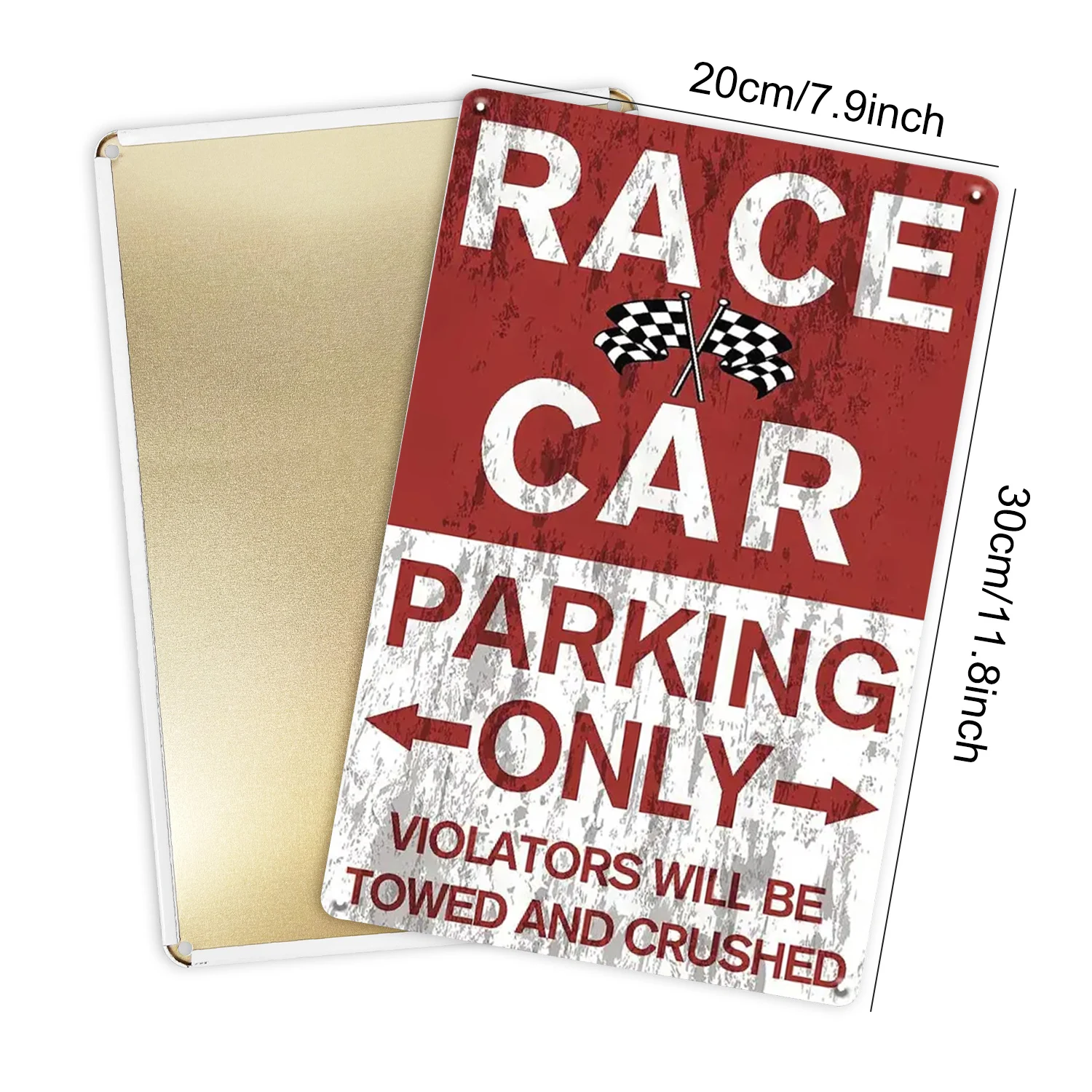 Винтажная металлическая жестяная вывеска для гонок настенный художественный