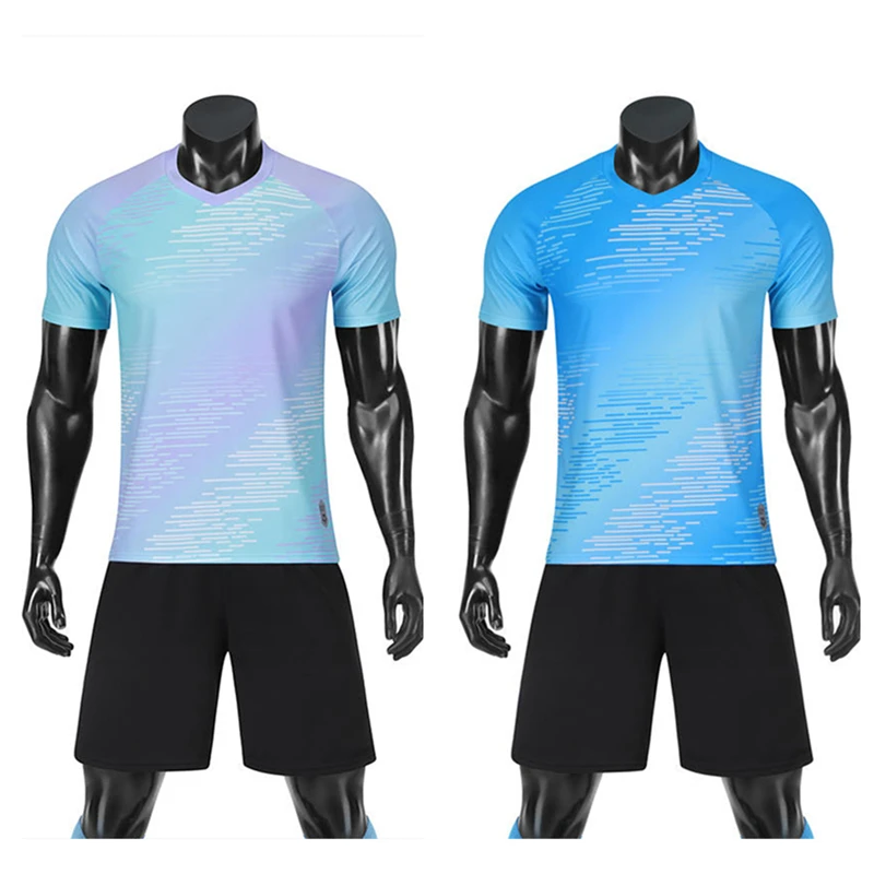 

Adult Kids Football Jerseys Sets Fashion Men Children Soccer Tracksuit Professional Football Team Uniforms