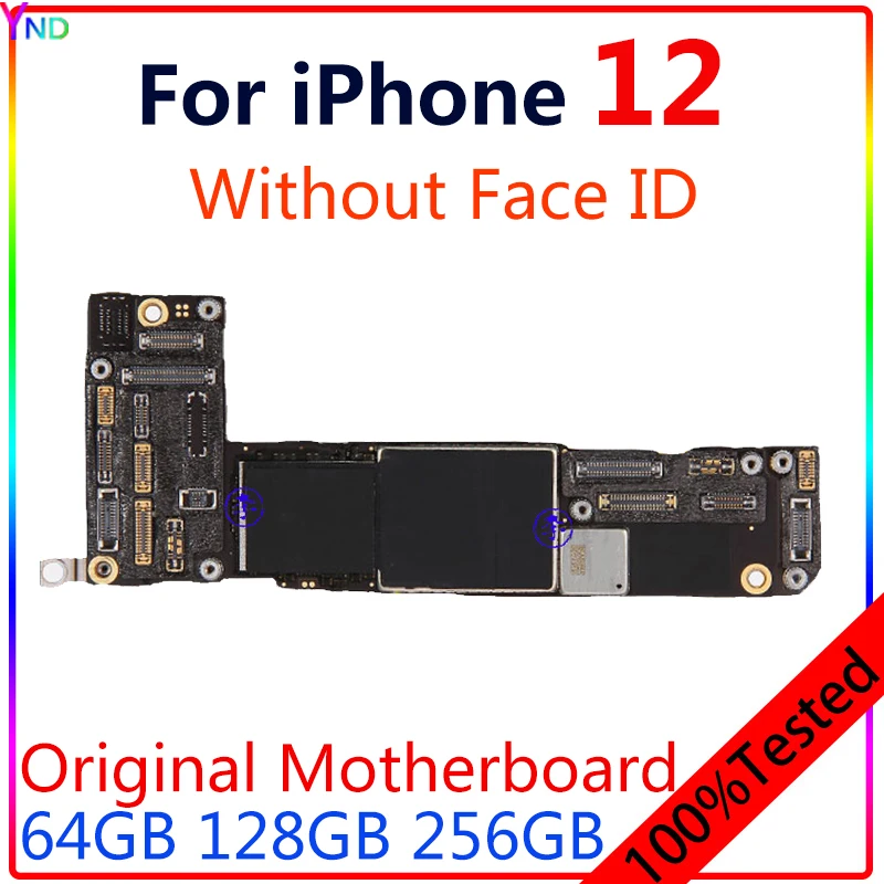 100%Original Motherboard For iPhone 12 Main board With/NO Face ID Unlocked Logic Board With Full Chips Support iphone12 tested | Мобильные