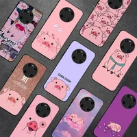 cartoon pig phone case for huawei y 5 y62019 y52018 y92019 luxury funda case for 9prime2019