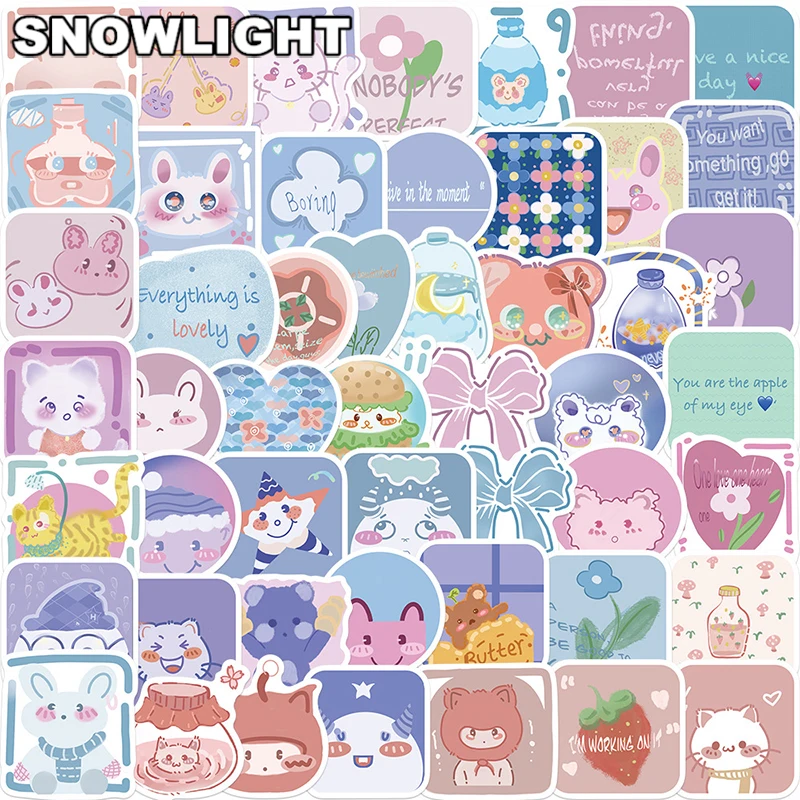 

10/50Pcs Ins Style Cartoon Cute Kawaii Graffiti Stickers For Toys DIY Skateboard Luggage Laptop Kids Helmet Decals Guitar Gift