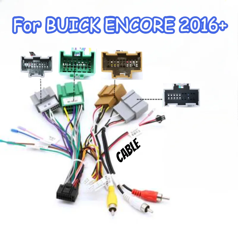 MAMSM 2 Din Canbus Box GM-RZ-09 для BUICK ENCORE 2016 + жгут проводов силовые кабели автомобильный