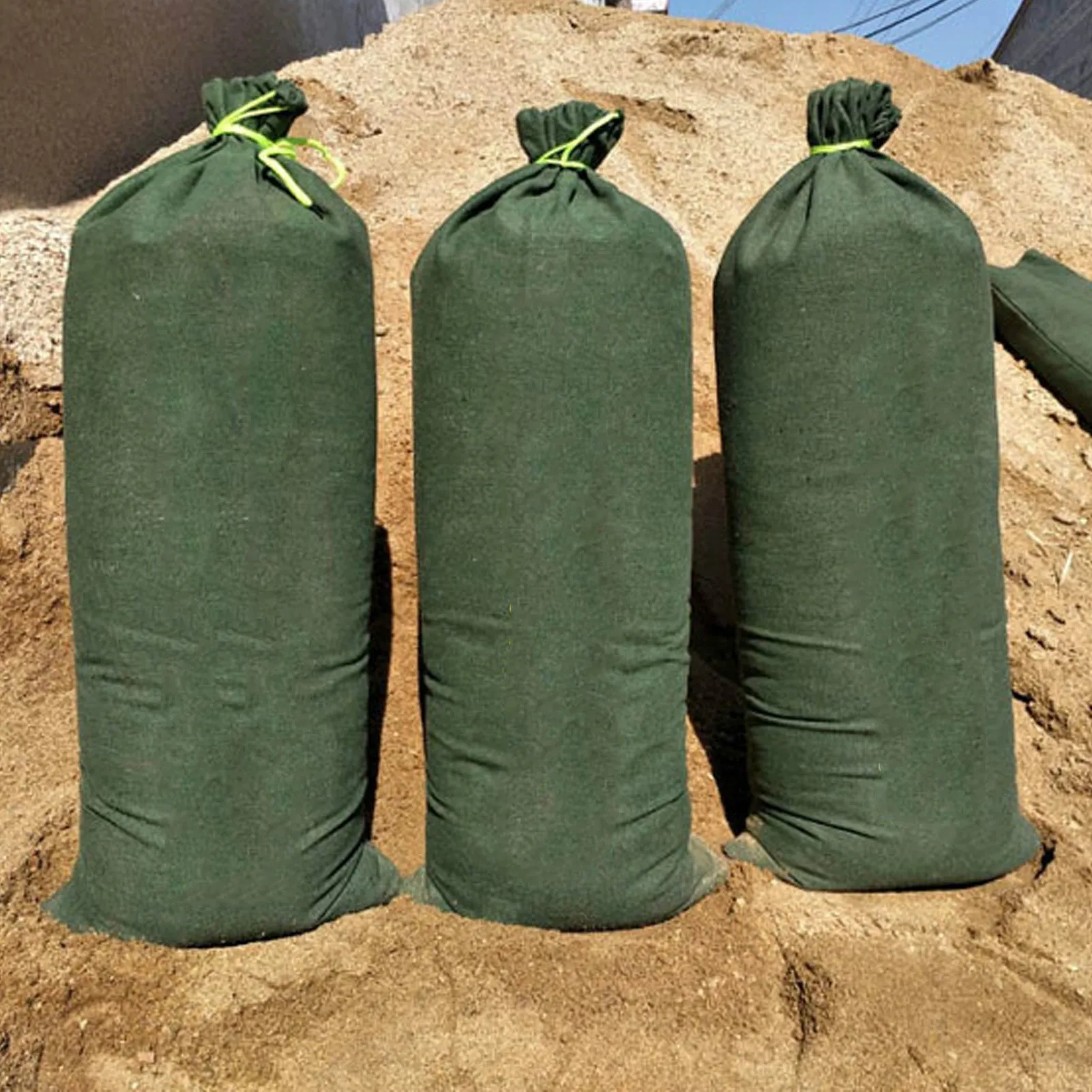

1PCS Empty Flood Control Sandbag Thick Canvas Heavy Duty Fire Brigade Flood Sacks Water-Proof Sandbags For Property Home