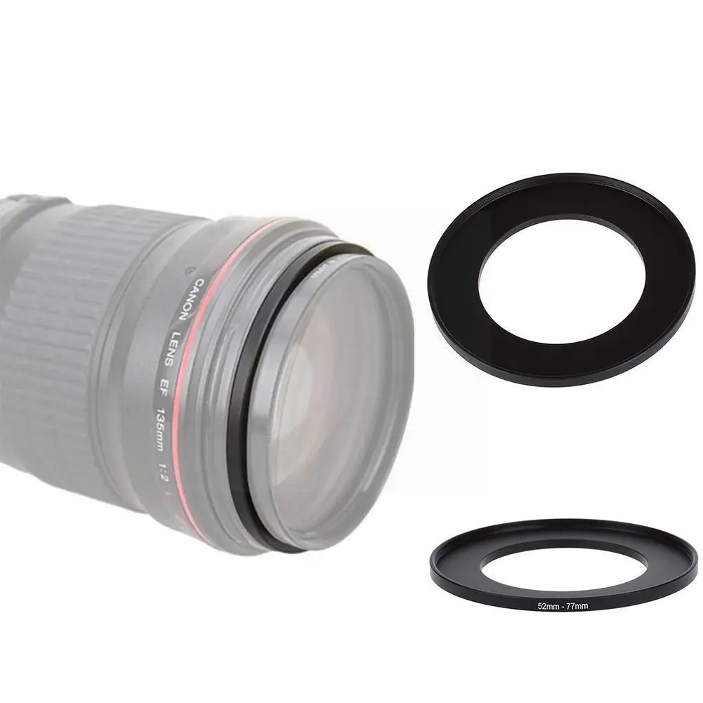 

52mm-77mm Universal Camera Lens Converters Step-up Ring Metal Adapter Camera Accessories For A3b2