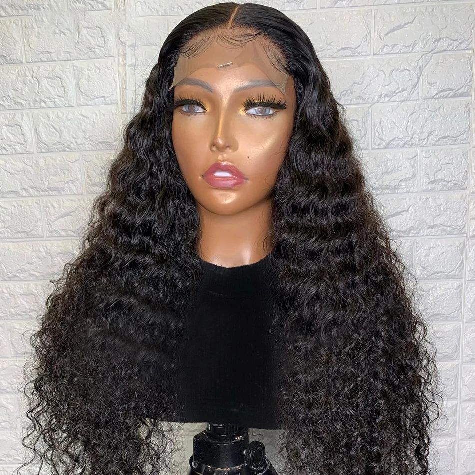 

Парик средней длины для чернокожих женщин, термостойкий, с кудрявыми волосами, без клея, естественный мягкий, длинный, 26 дюймов