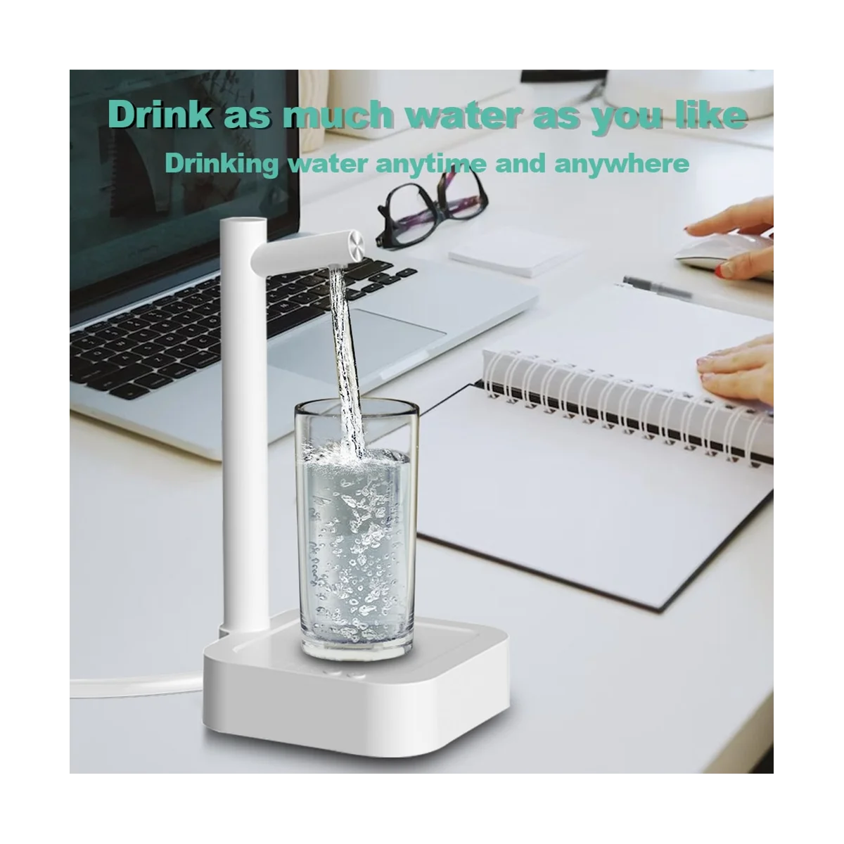 Умный диспенсер для воды 6 уровней универсальная бутылка 5 галлонов портативный