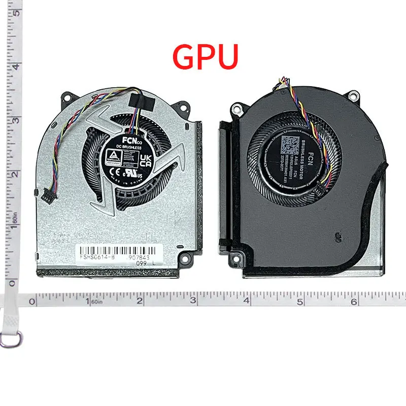Фото Вентилятор для ноутбука ASUS ROG 7 PLUS G614J G614JV G614JI G634J G814J G834J G834JY G834JZ Strix SCAR 18 2023 2024 (охлаждающий вентилятор для процессора и видеокарты) №2