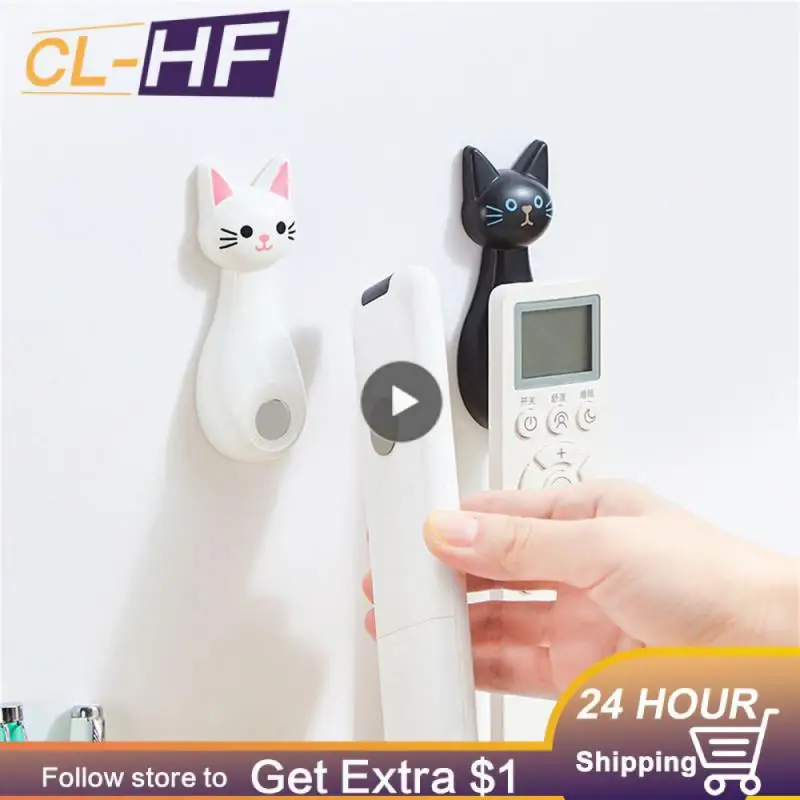 

Cat Magnetic Hook Strong Paste Punch-free Traceless Holder Remote Control Hook Hook