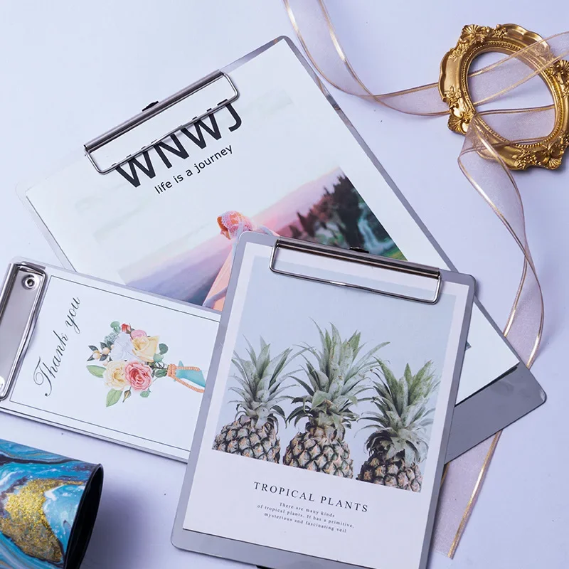 Металлическая зеркальная поверхность доска для файлов из нержавеющей стали