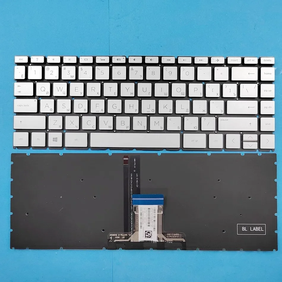 Русская клавиатура с подсветкой для HP Pavilion X360 14-CK 14-CD 14-CE 14-см 14-DG 14-CC 14-BD 14-CB W125 TPN-Q188
