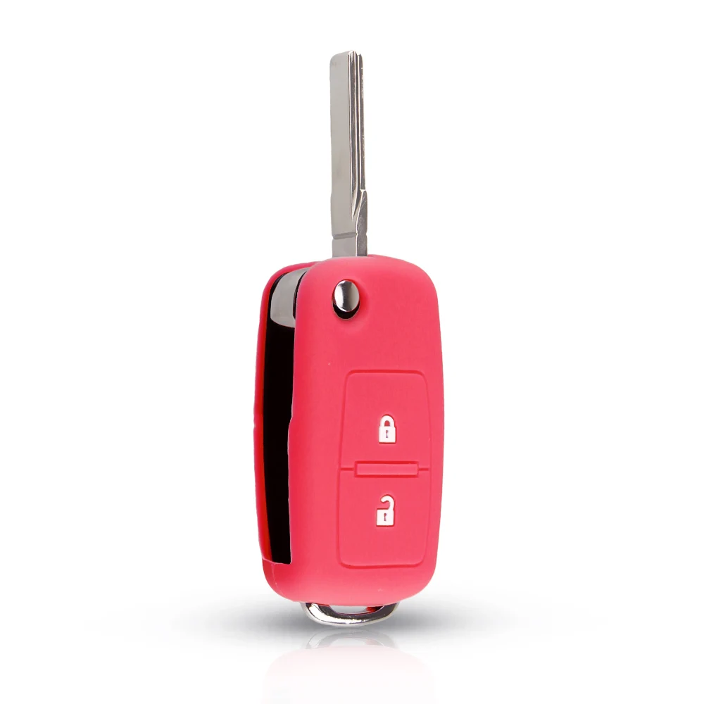 Чехол KEYYOU для 2/3BTN VW Golf Jetta Bora POLO GOLF Passat Skoda Octavia A5 Fabia SEAT Ibiza Leon силиконовый чехол