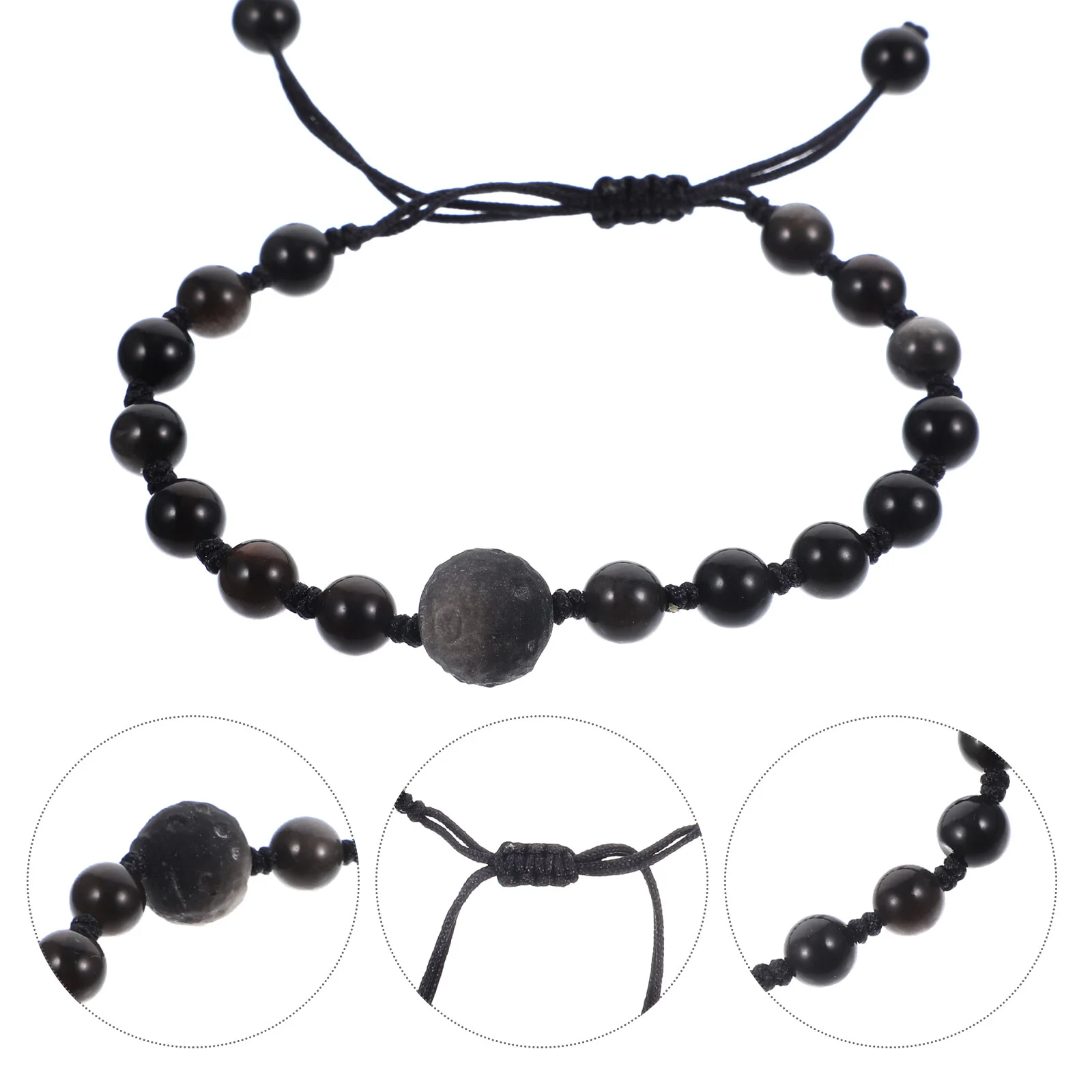 

Wrist Ornaments Beads Bracelet Gifts Portable Stone Bracelets Bonding Couples Delicate Beaded Decorative Women Men's