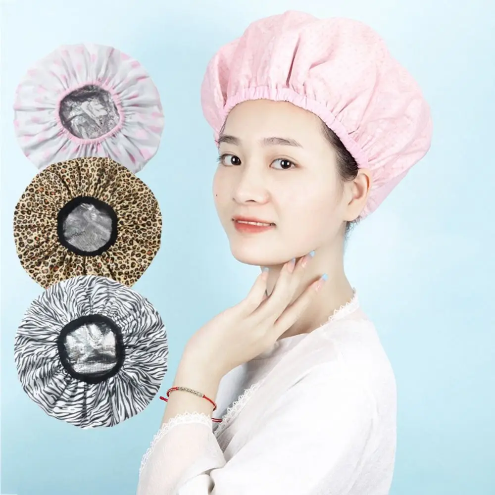 

Flaxseed Hair Care Cap Heating Steaming Microwave Hair Dryers Thermostatic Hair Oil Baking Cap For Home SPA Bath Hair Mask
