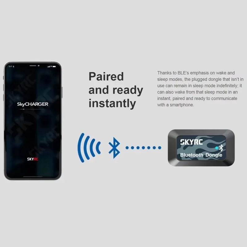 Беспроводной ключ SKYRC Bluetooth Dongle с программной картой зарядного устройства NC2200 iMAX