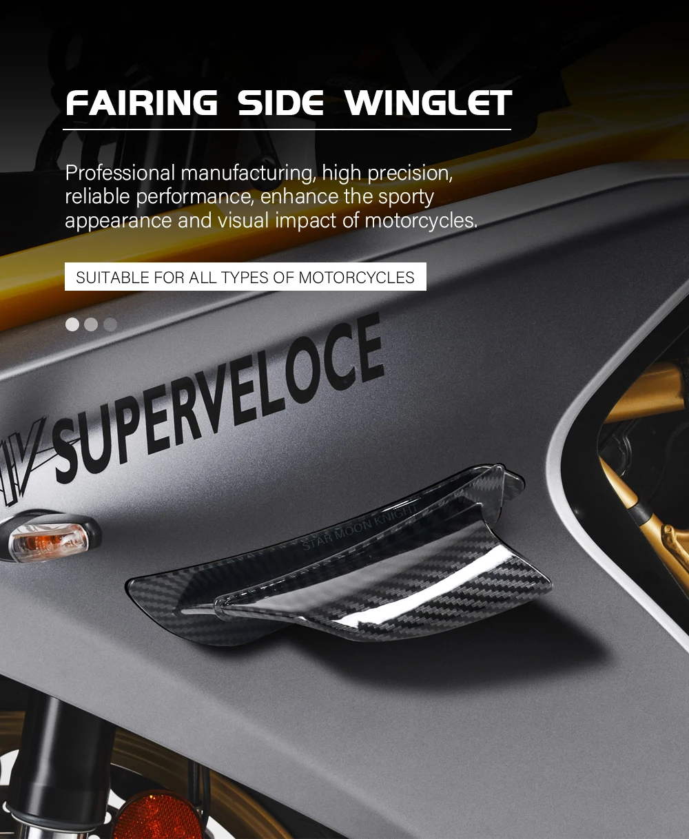 Фото Winglet аэродинамический комплект крыла Спойлер для MV Agusta SuperFast 75th AGO 800 F4 Claudio LH44 1000 RR F3 красный RC 675 №4