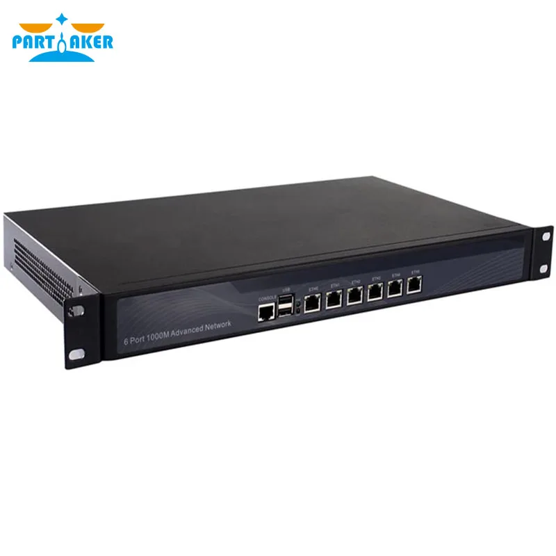 Partaker pfSense 1U Брандмауэр Intel Celeron N5105 Маршрутизатор 6x i225-V B3 2.5G LAN 2xDDR4 Мини-ПК 2xUSB VGA COM