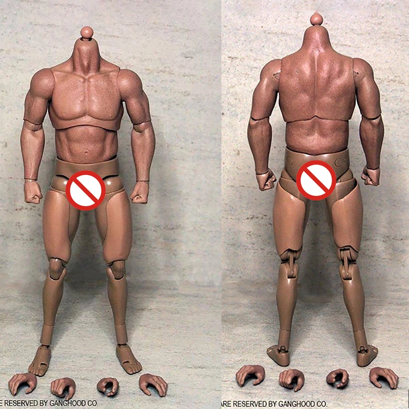 Модель куклы в масштабе 1:6 для мускулистых и сильных солдат, подходит для злодеев, Арнольда, Бейна