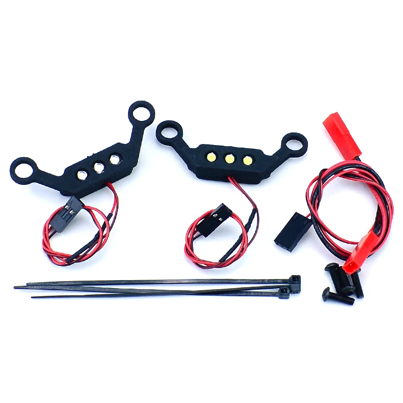 Фото Для 1/16 RC Traxxas Mini Maxx 2S автомобильная светодиодная система переднего и заднего освещения, яркая лампа, обновленные детали для фар 107154-1 №3