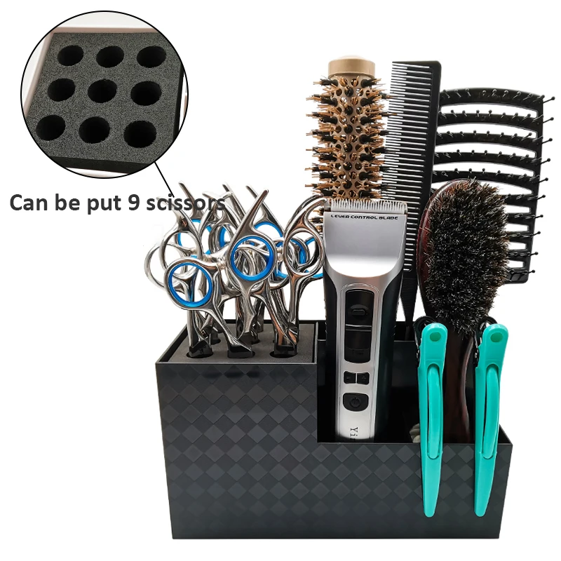 

Barber Case Tool Box Hair Combs Clip Salon Sissors Organzier Hairdressing Tools Storage Box Professional Barbershop Accessories