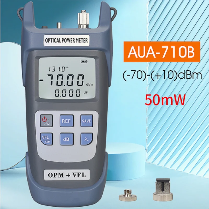 

COMPTYCO 3 in 1 FTTH Fiber Optic Power Meter VFL LED Light with SC/FC/ST Universal Connector-70dBm~+10dBm Fiber Optical Tester