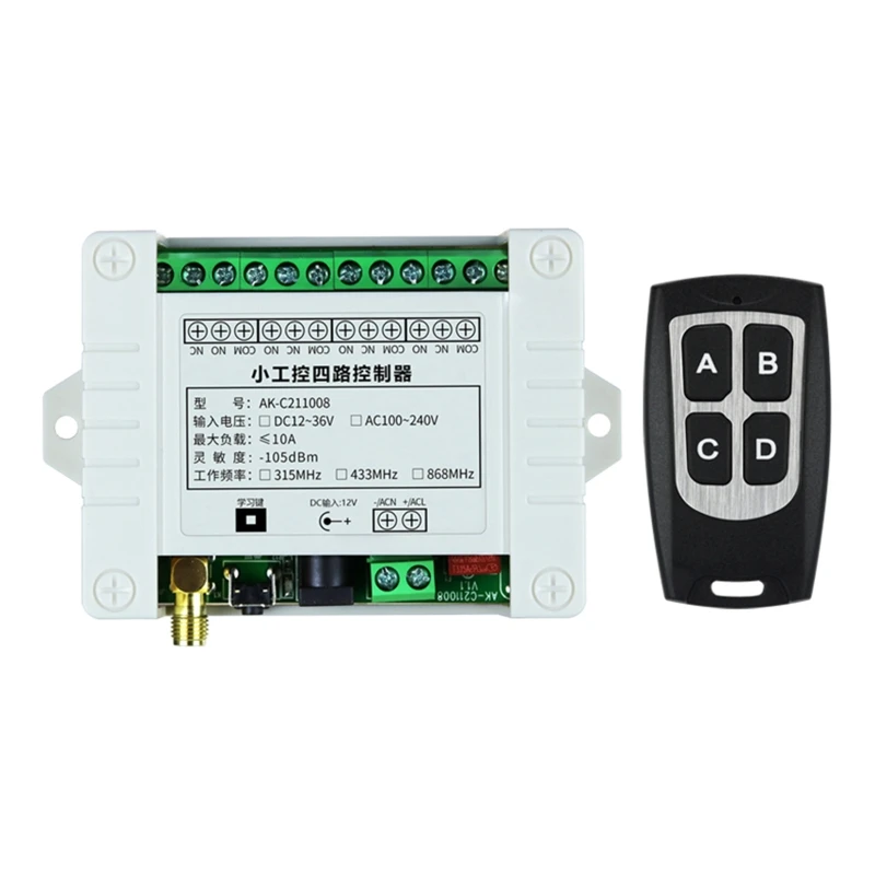 

315/433MHZ Waterproof Garage Door RF Wireless Remote Control for Rolling Shutter B36A