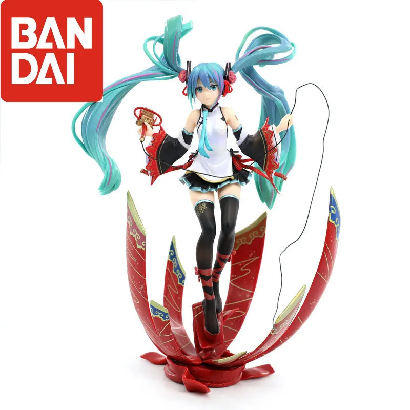 

Фигурка аниме Bandai Hatsune Miku EXPO, концерт будущего, экшн-фигурки, коллекционная кукла, игрушка, Изысканный милый подарок на день рождения