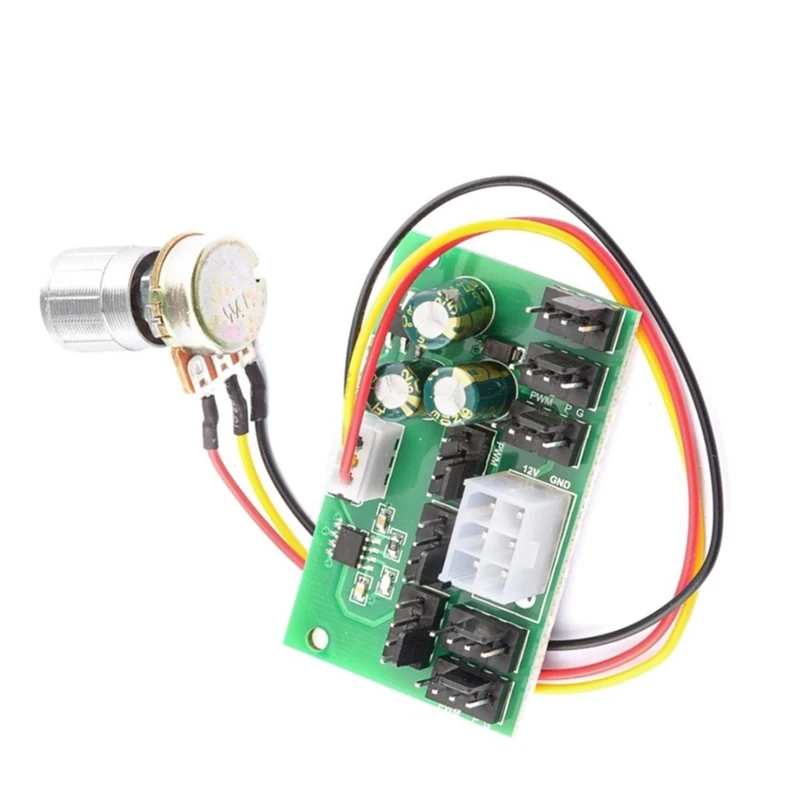 

Computer Case Miner Fan Speed Controller 8 Port 4-Pin Fan Hub PWM High-Power Fan Controller Fan Speed Governor