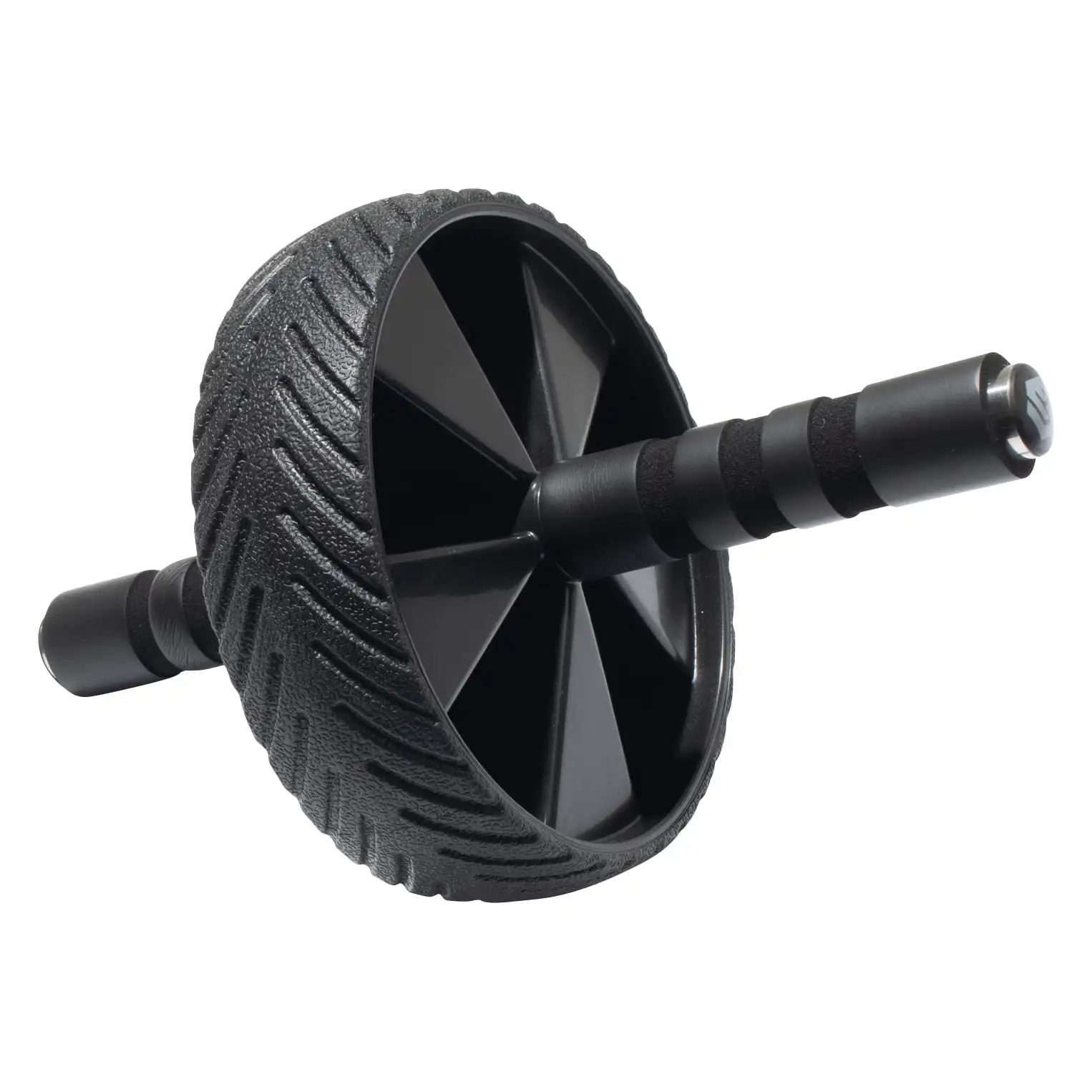 

Ab Wheel Roller W/ Non-Slip Foam Handles Portable Fitness Equipment