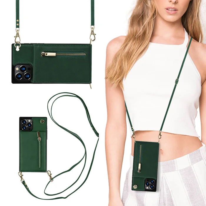 

Casetic Crossbody Wallet for iPhone Case-Credit Card Holder 2022 New Pu Leather Multifunctional Leather Crossbody Phone Case