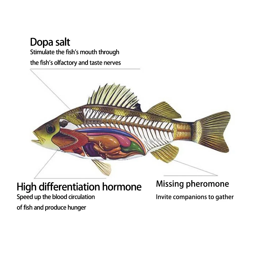 10 мл допа соль рыба голодный гормон корм для рыбалки усилитель сильная и креветка