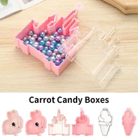 gifts nail storage diy easter decor earrings collection storage case rabbit casket jewelry accessories carrot candy box