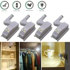 Автоматический светодиодный шарнирный светильник для шкафа, шкафа, гардероба