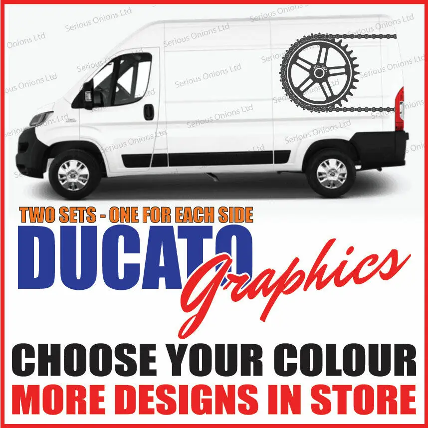 Fiat Ducato графические стикеры decal Motorhome Campervan Bike Relay Boxer dc35