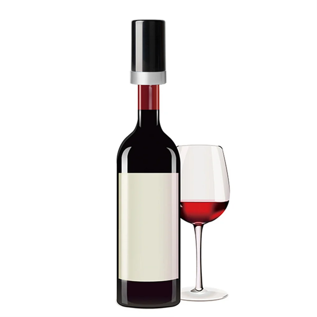

Electric Automatic Vacuum Sparkling Wine Stoppers Silicone Sealing Champagne Sealer Cap Wine Saver Bar Kitchen Holiday