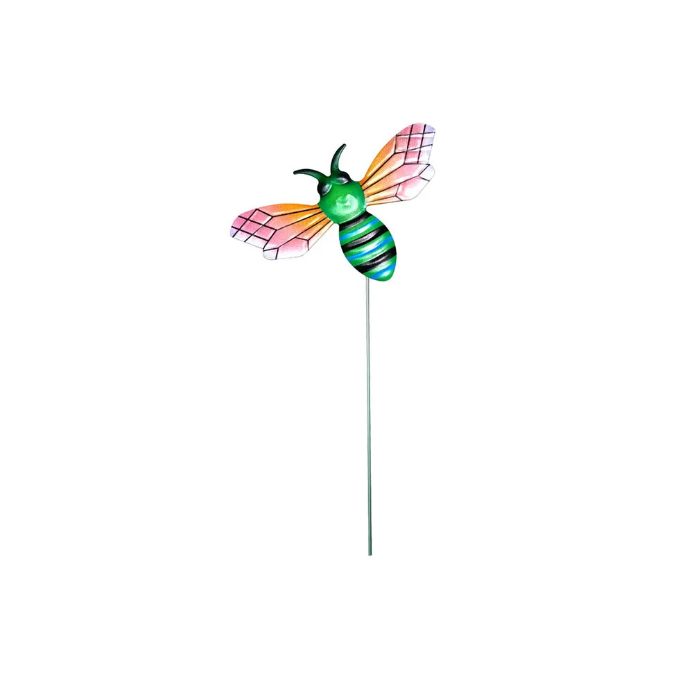 

1PCS Simulation Bee Butterfly Insert Gardening Decoration Metal Flower Arrangement Forest Decorwaterproof Pots Bonsail Decor