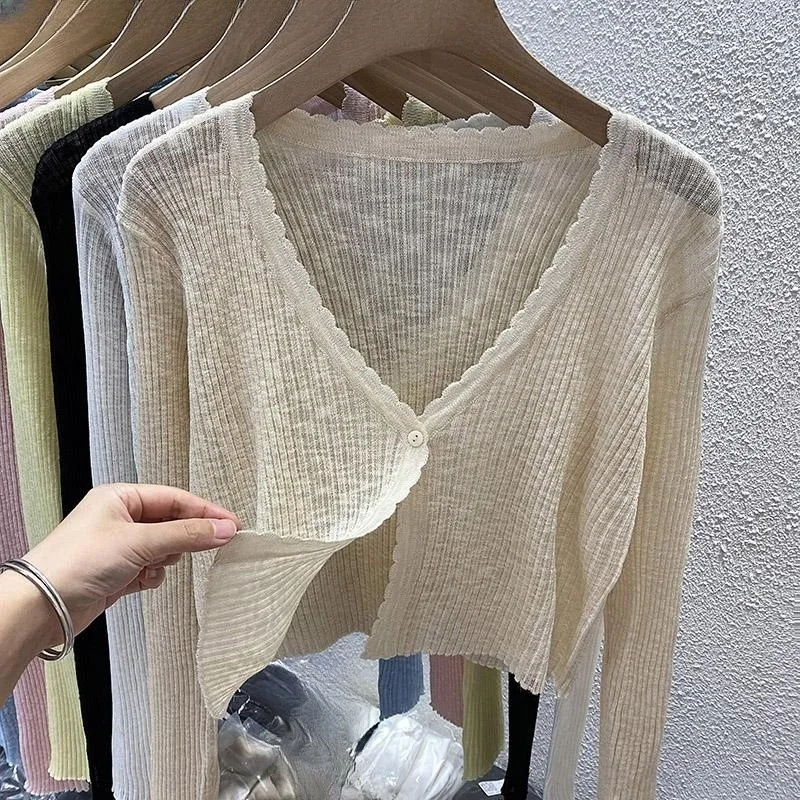 Модные женские кардиганы Солнцезащитная накидка из вискозы женская вязаная шаль