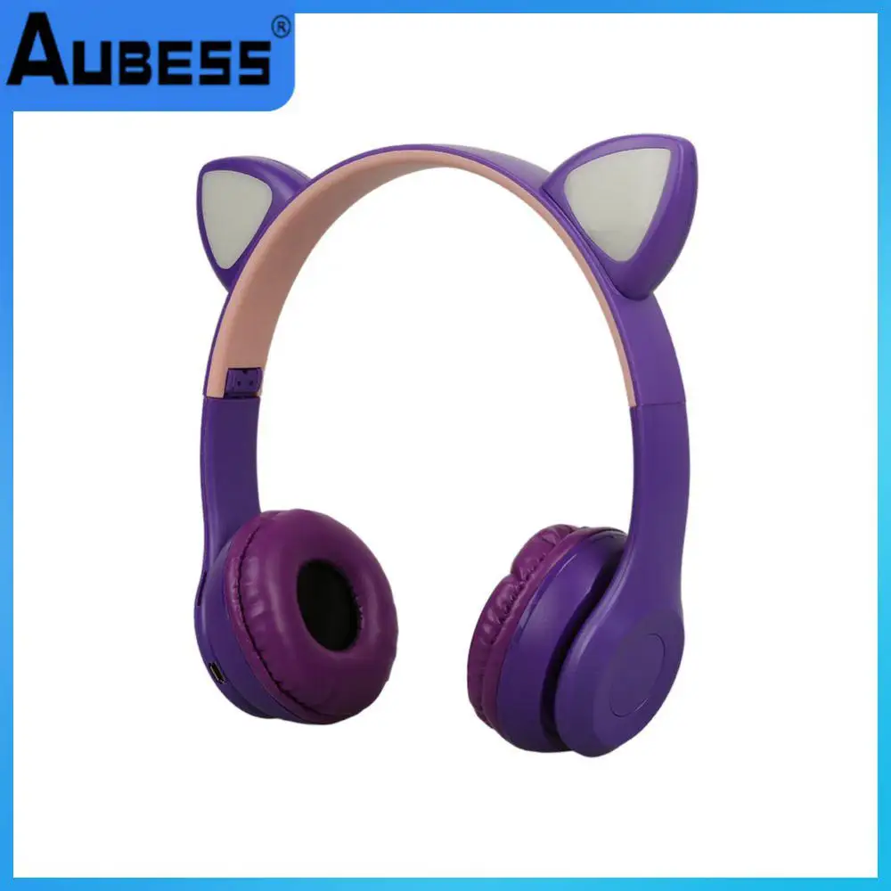 

Foldable Headset Sport Hifi Sports Headphones Led Light Headset Wireless Headphones 5.0 Wireless Headphone