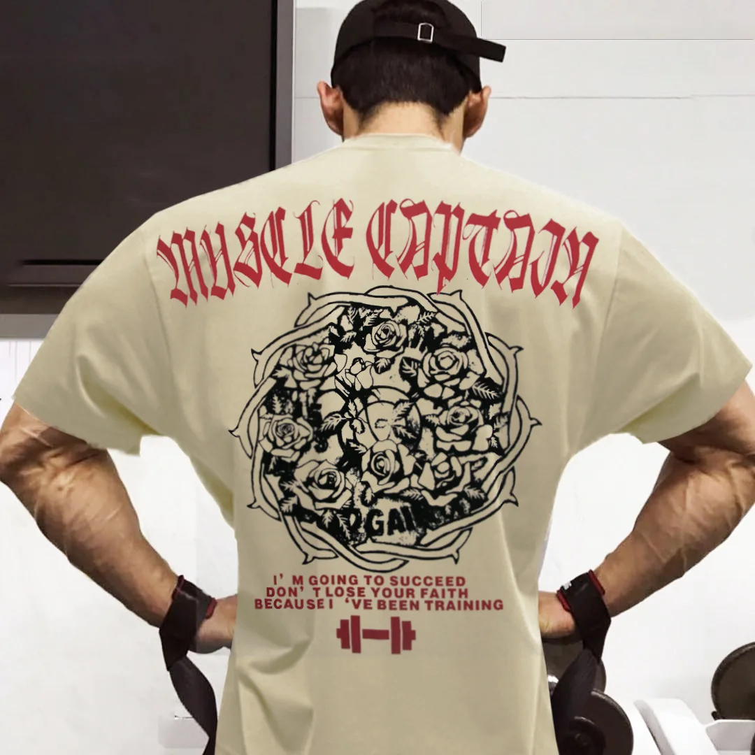 

New fashion Men's T-shirt Short sleeve Fitness Sports Casual men's T-shirt Short sleeve printed men's T-shirt Men's Top T-shirt