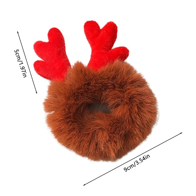 

Christmas Headband Antler Christmas Party Headbands Rubber Bands Ball Hair Bands Sweet Pontail Ties Christmas Accessories
