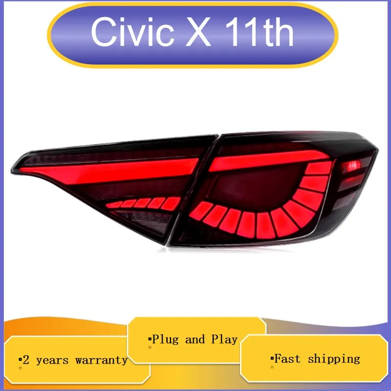 Автомобильные аксессуары для Honda Civic 11 задний фонарь 2021-2022 X ДХО противотуманный