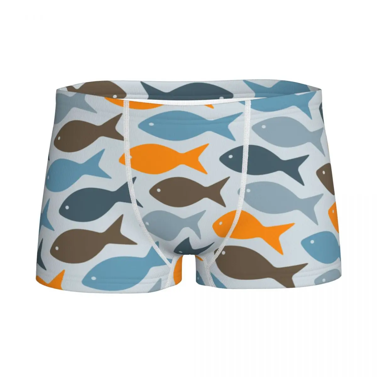 

Boy Colorful Fish Sea Pattern Boxer Shorts Cotton Youth Breathable Underwear Children's Panties Funny Teenage Underpants