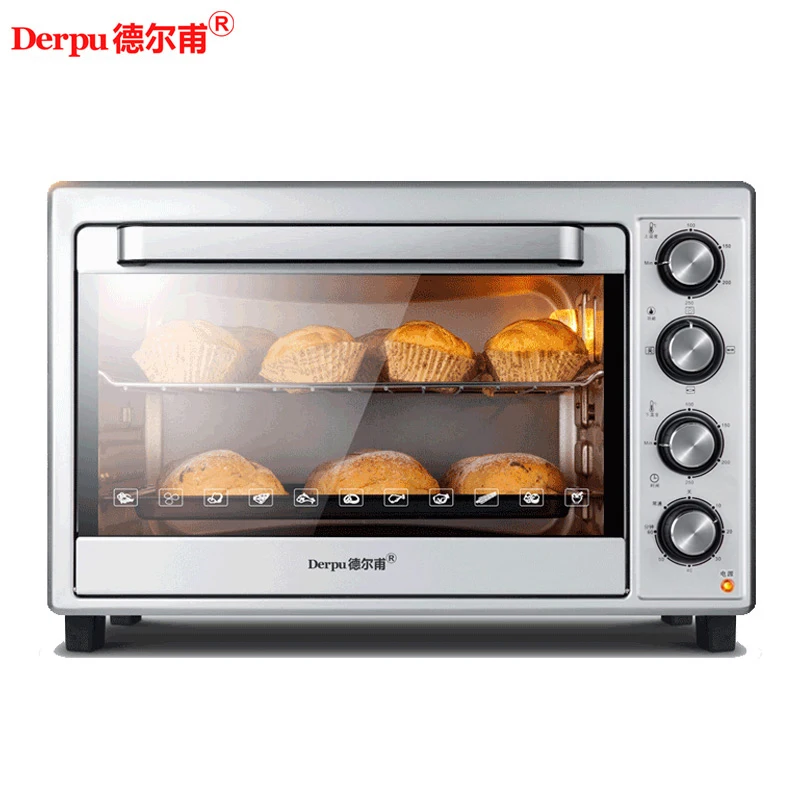 

2000W48L large-capacity household electric oven 6-tube turn fork multi-function baking cake bread fermentation oven