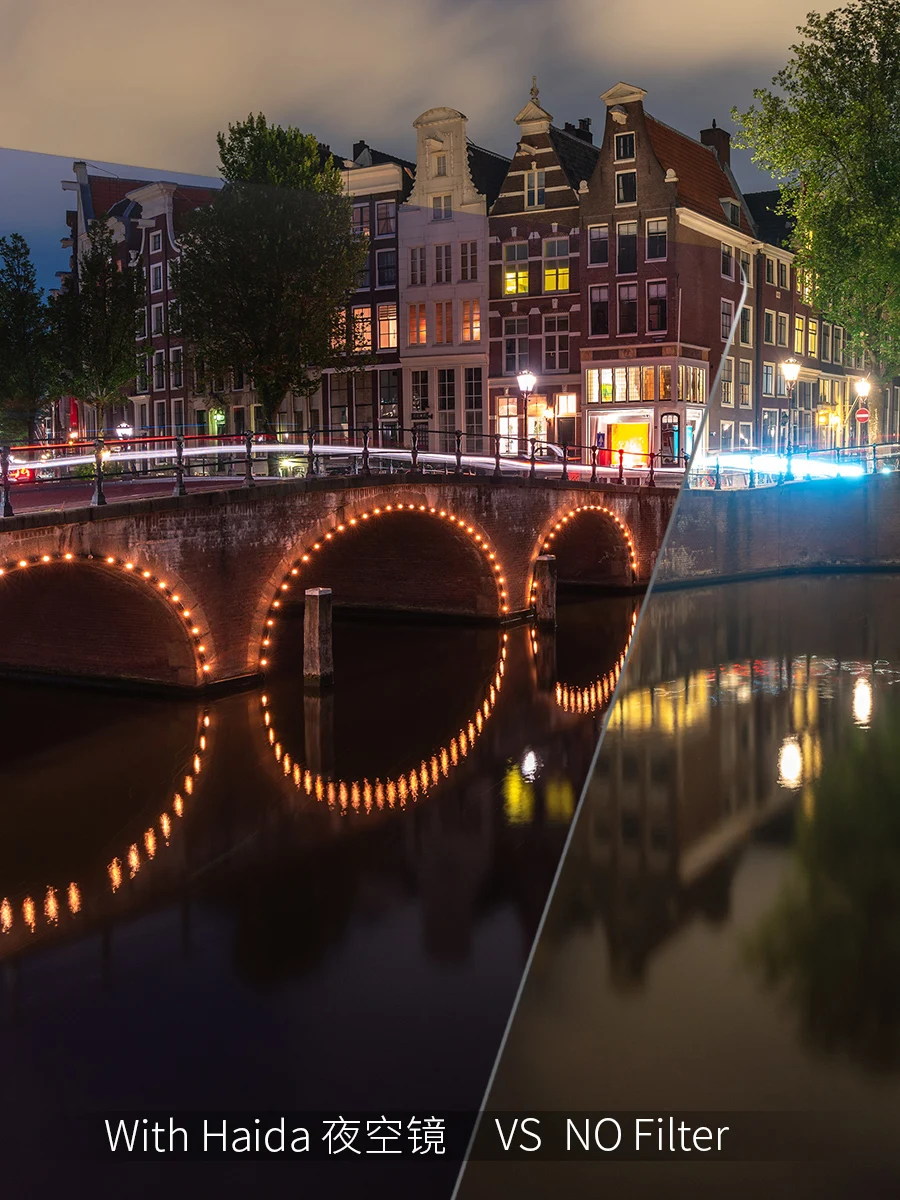 Haida 150x150mm NanoPro Clear-Night Reduces Light Pollution in Night Sky | Camera Filters