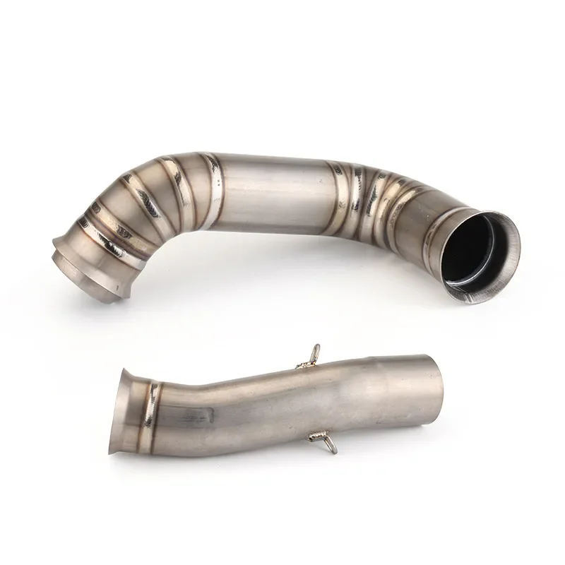 Motorcycle Exhaust Pipe Escape mid link pipe For KTM DUKE 790 2018 - 2023 890 2020 Slip-on