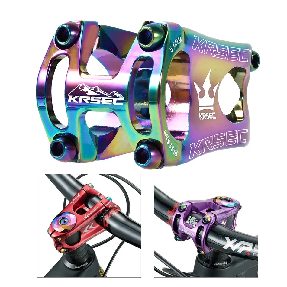 KRSEC Вынос Горного Велосипеда Алюминиевый Руль С ЧПУ Аксессуар Для Дорожного 31 8*28