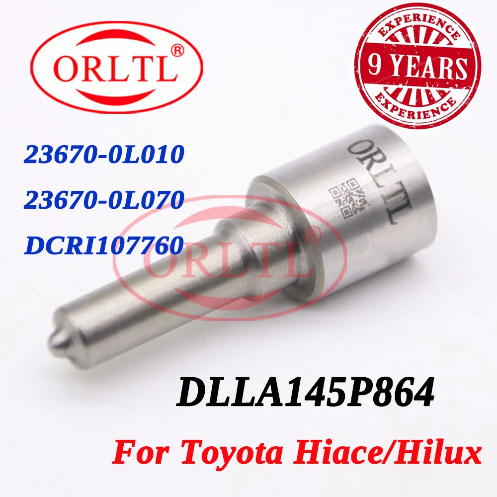 

Auto Nozzle DLLA145P864 0934008640 Diesel Injector Nozzle DLLA 145P864 093400-8640 for 095000-7761 5250 23670-0L010 23670-0L070