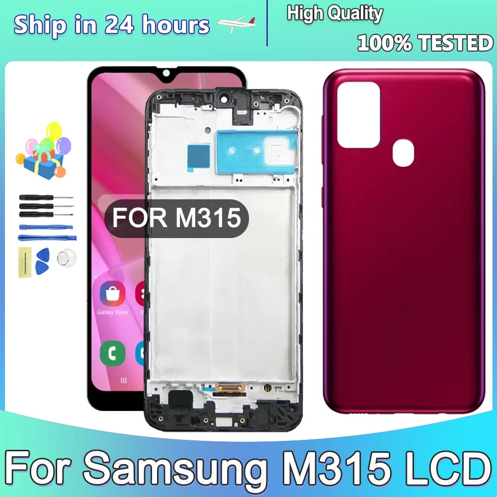 TFT дисплей для Samsung Galaxy M31 M315 ЖК-дисплей с дигитайзером сенсорного экрана в сборе