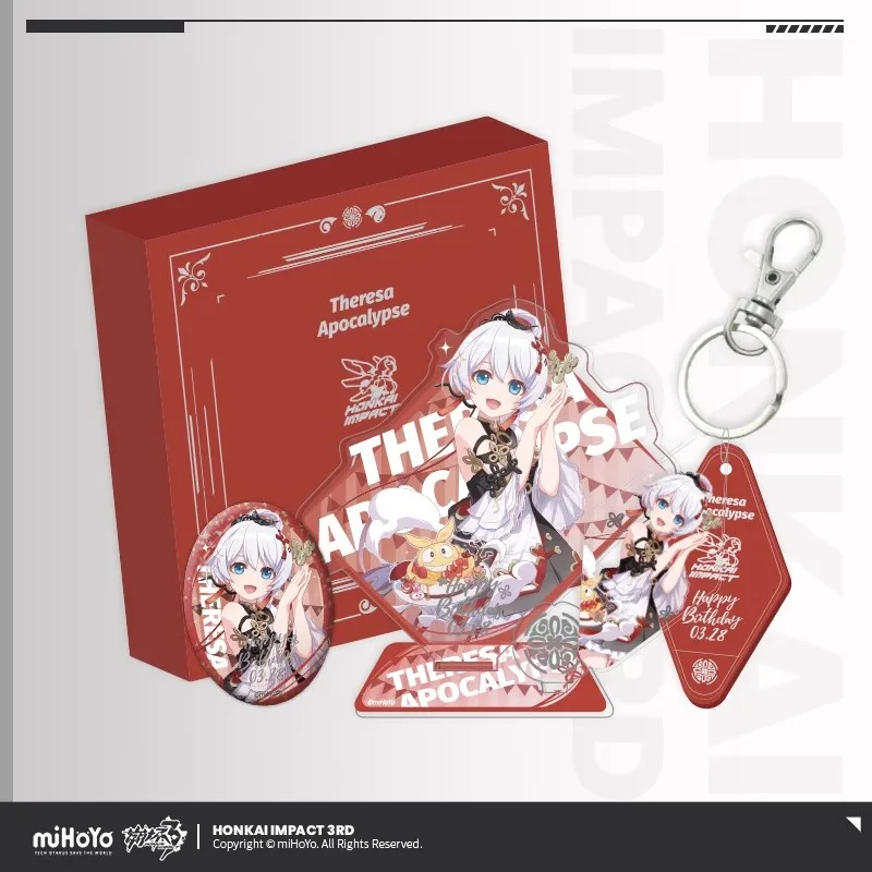 [Подлинная] Honkai Impact 3RD VALKYRIES Подарочная коробка на день рождения Vol.1 Kiana Elysia Mobius Seele